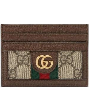 Gucci Ophidia Card Holder - Brown