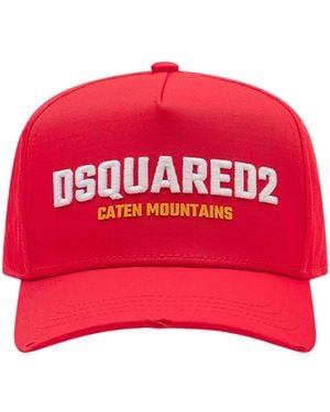 DSquared² Logo Hat - Red