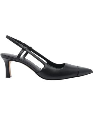 MICHAEL Michael Kors Alora Leather Slingback Court Shoes - Black