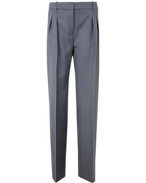 Loulou de Saison Sbiru Wool Trousers - Blue