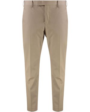 PT01 Pantaloni Torino Tapered Leg Edge Chinos - Natural