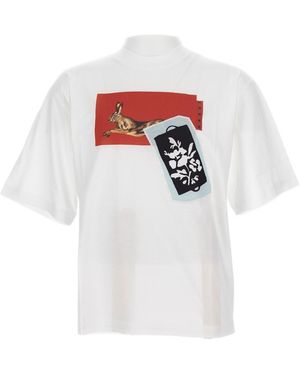 Marni Graphic Printed T-Shirt - White