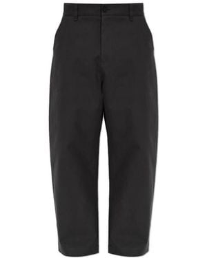 Studio Nicholson Casual Trousers With Waistband - Black