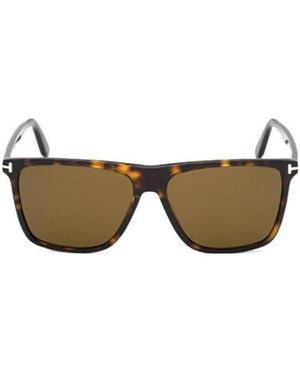Tom Ford Fletcher Square-Frame Sunglasses - Metallic