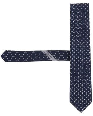 Ferragamo Pointed Tie - Blue