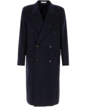 Umit Benan Cashmere Coat - Blue