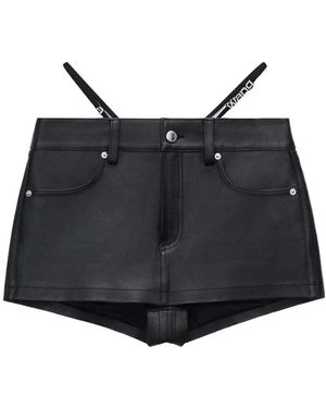Alexander Wang Button Detailed Mini Skorts - Black