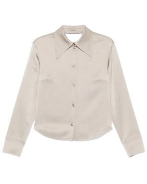Nanushka Button-Fastening Shirt - Natural