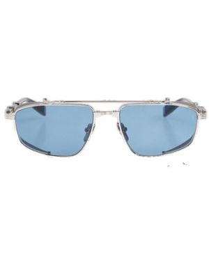 Balmain Eyewear Brigade V Sunglasses - Blue
