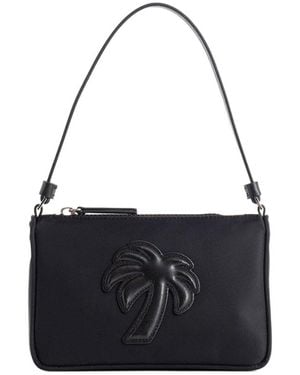 ショルダーバッグ・ポシェット PALM ANGELS Black Leather Palm Beach Crossbody Bag Palm Angels Palm Beach Crossbody Mini Bag | Black | FARFETCH