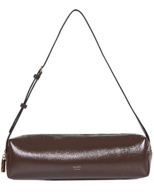 KHAITE Kye Logo Stamp Shoulder Bag - Metallic