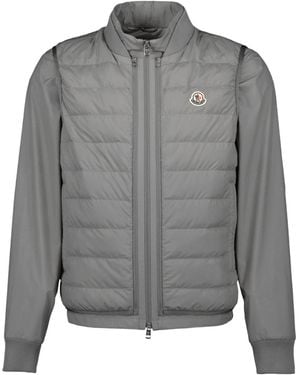 Moncler Verney 3-In- Short Padded Jacket - Grey