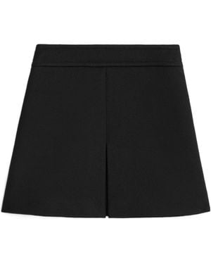 Celine Trapeze Mini Skirt - Black