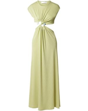 Christopher Esber S-Buckle Embellished Maxi Dress in Green | Lyst UK
