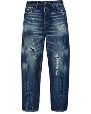 DSquared² Brando Classic Loose Twist Jeans - Blue