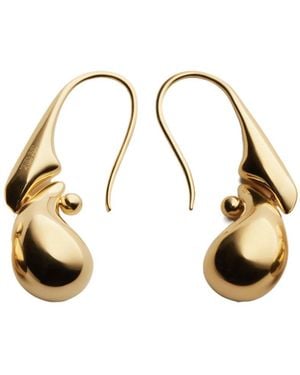 Bottega Veneta Drop Pendant Earrings - Metallic