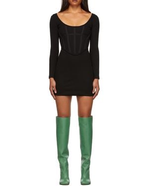 Dion Lee Corset-Style Mini Dress - Black