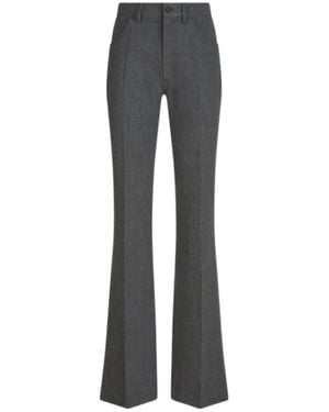 The Attico The Pressed Creased Pants - Gray