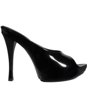 Gucci Stiletto Platform Slide - Black