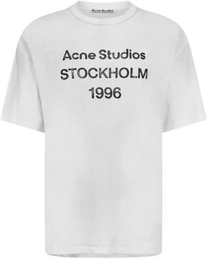 Acne Studios Logo T-Shirt - White