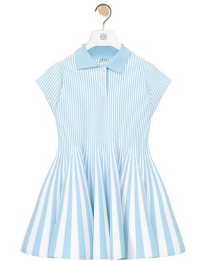 Loewe Striped Mini Dress - Blue