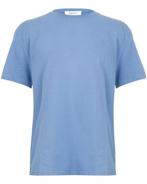 McQueen Minimal Crewneck Shortsleeve Tshirt - Blue