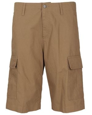 Carhartt Logo Shorts - Natural