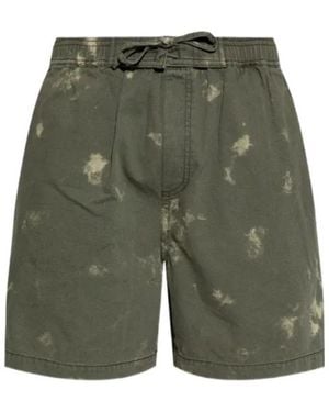 Isabel Marant Tie-Dye Drawstring Shorts - Green