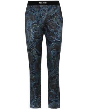 Tom Ford Logo Pyjamas - Blue