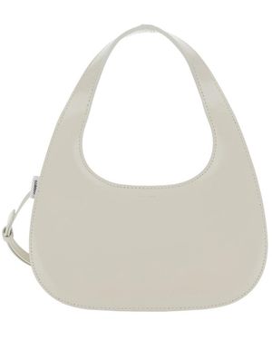 Coperni Zippered Shoulder Bag - White