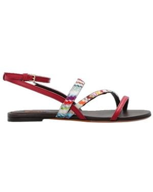 Missoni Strap Detail Sandals - Brown