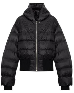 Rick Owens Fw26 Tower Hooded Jkt - Black