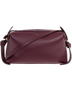 Yuzefi Brioche Knotted-Strap Cross Body Bag - Purple