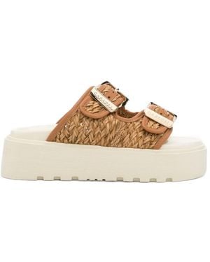 Casadei Birky Suncity Sandals - Natural