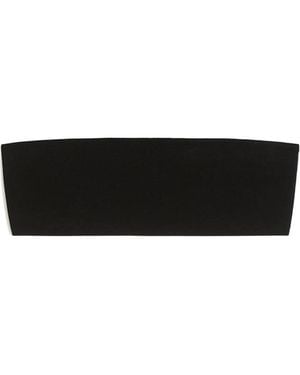 Max Mara Fiabe Cropped Bandeau Top - Black