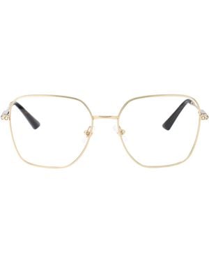 Jimmy Choo Eyewear Rectangle Frame Glasses - White