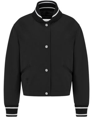 Dior Bomber Jacket With Removable Macrocannage Vest - Black