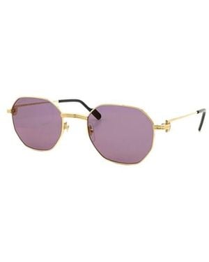 Cartier Hexagonal Frame Sunglasses - Pink