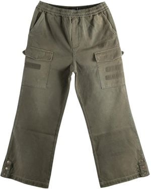 Amiri Elastic-Waist Casual Pants - Gray