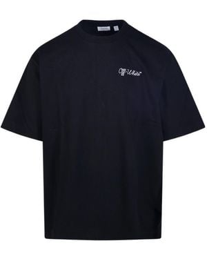 Off-White c/o Virgil Abloh Short-Sleeved T-Shirt - Blue