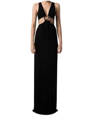Coperni Cut-Out C-Logo Dress - Black
