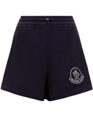 Moncler Logo Shorts - Blue