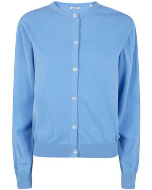 Aspesi Buttoned Cardigan - Blue