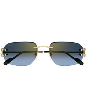 Cartier Rimless Metal Sunglasses - Multicolour