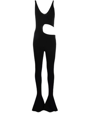 Stella McCartney Cut-Out Sleeveless Jumpsuit - Black