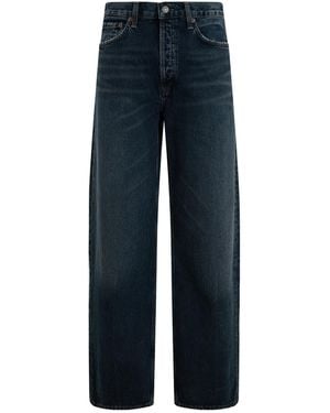 Agolde Balloon Fit Wide-Leg Jeans - Blue