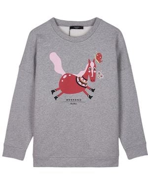 Weekend by Maxmara Long-Sleeved Sweatshirt - Grey