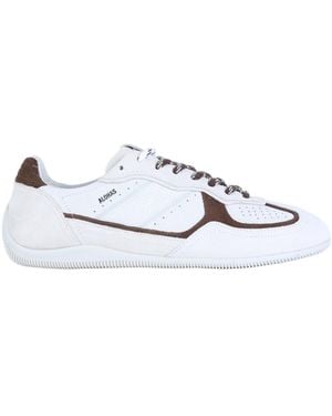 Alohas Panelled Leather Trainers - White