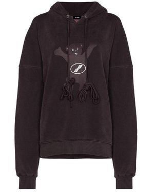 we11done Teddy Bear Hooded Jumper - Black