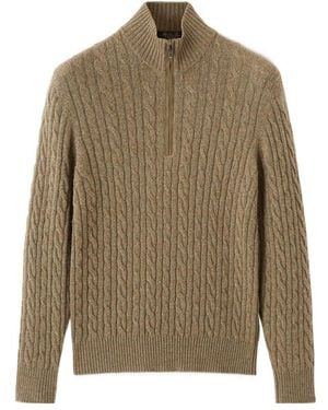 Loro Piana Treccia Jumper - Green